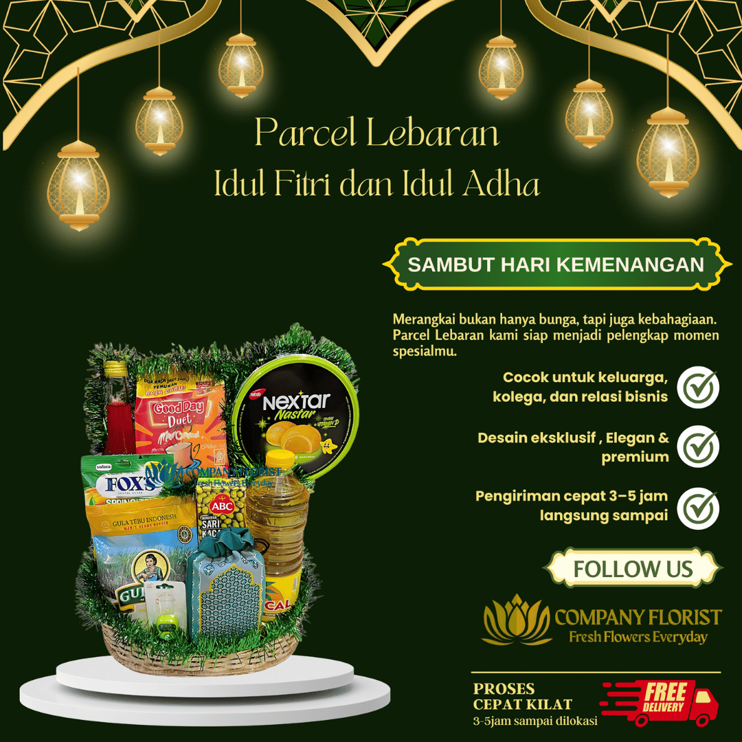 Parcel Snack Lebaran Desain Mewah Harga Hemat